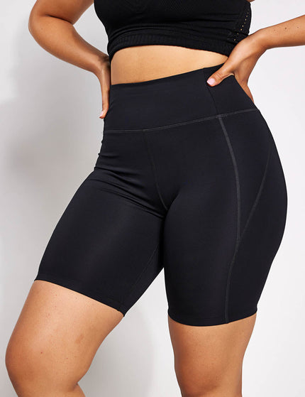 Girlfriend Collective High Waisted Bike Short - Blackimage1- The Sports Edit