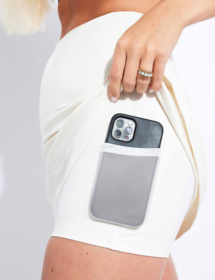 Girlfriend Collective Skort - Ivoryimage4- The Sports Edit