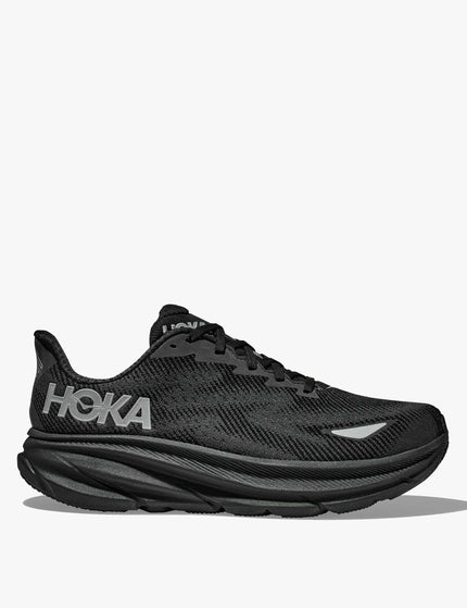 HOKA Clifton 9 Gore-Tex - Black - BARCODE ISSUESimage1- The Sports Edit
