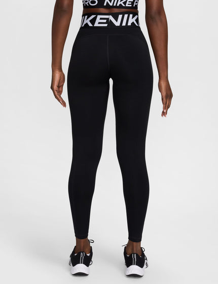 Nike Pro Sculpt High Waisted Leggings - Black/Whiteimage2- The Sports Edit