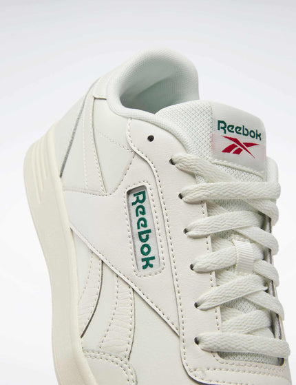 Reebok Court Advance Shoes - Chalk/Dark Green/Flash Redimage5- The Sports Edit