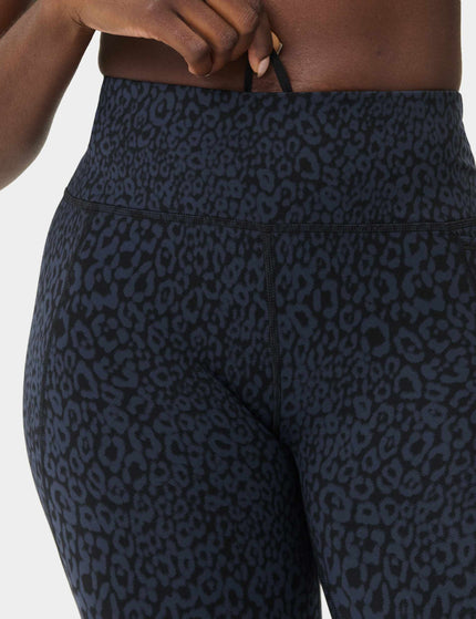 Sweaty Betty Power 7/8 Gym Leggings - Blue Halftone Leopard Printimage3- The Sports Edit