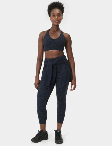 Sweaty Betty Power 7/8 Gym Leggings - Blue Halftone Leopard Printimage6- The Sports Edit
