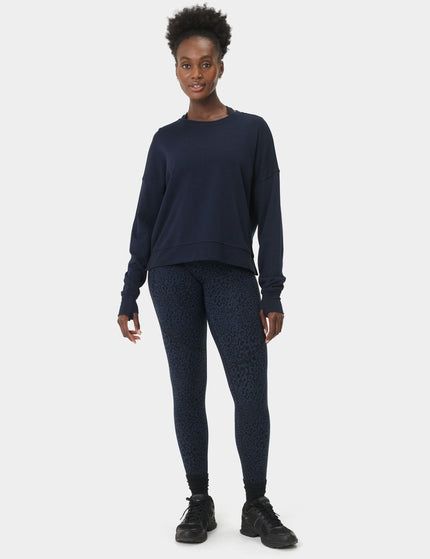 Sweaty Betty Power 7/8 Gym Leggings - Blue Halftone Leopard Printimage7- The Sports Edit