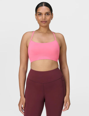 Spirit Restored Yoga Bra - Lollipop Pink Spirit Restored Yoga Bra - Lollipop Pink
