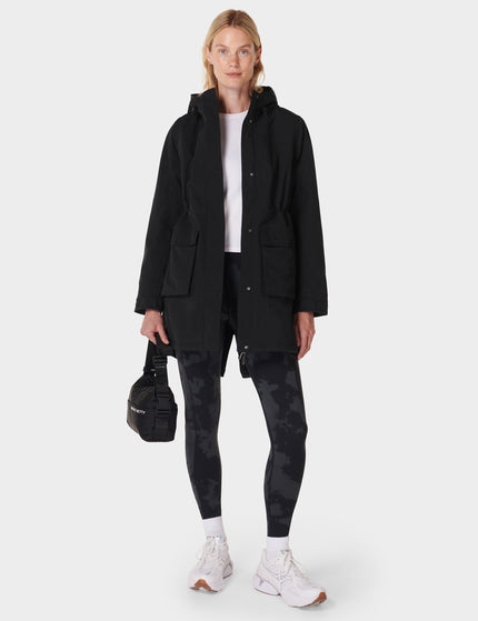 Sweaty Betty Winter Stride Waterproof Parka - Blackimage7- The Sports Edit