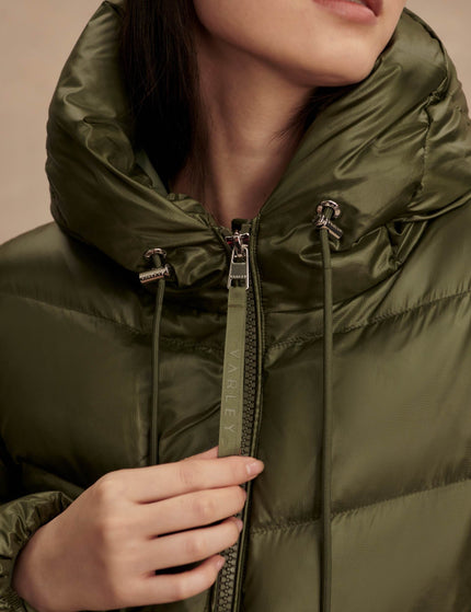 Varley Madelina Lightweight Down Jacket - Racing Oliveimage6- The Sports Edit