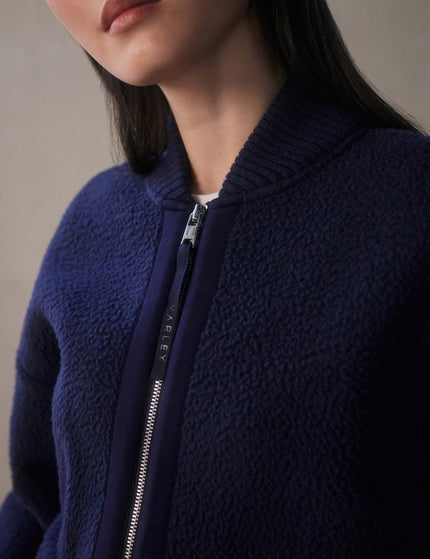 Varley Willmont Patch Pocket Fleece - Evening Blueimage5- The Sports Edit