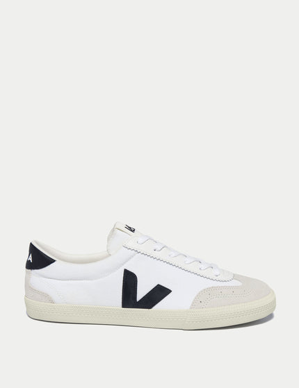 Veja Volley Canvas - White Blackimage1- The Sports Edit