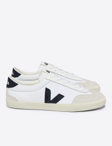 Veja Volley Canvas - White Blackimage3- The Sports Edit