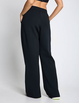 24.7 ImpossiblySoft Dri-FIT Loose Flared Pants - Black/Dark Smoke Grey