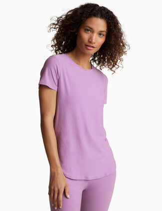 Featherweight on the Down Low Tee - Lilac Petal Heather