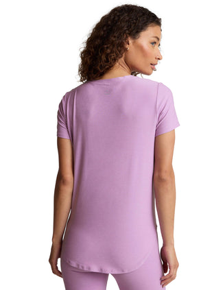 Featherweight on the Down Low Tee - Lilac Petal Heather