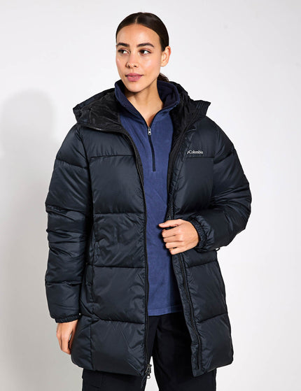 Columbia Puffect II Hooded Mid Puffer Jacket - Blackimage1- The Sports Edit