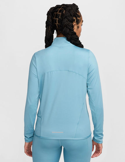 Nike Swift UV 1/4-Zip Running Top - Denim Turquoiseimage2- The Sports Edit