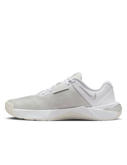 Nike Metcon 10 Shoes - White/Platinum Tint/Wolf Grey/Metallic Silverimage5- The Sports Edit