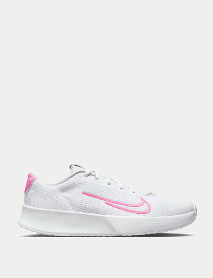 Nike NikeCourt Vapor Lite 2 Shoes - White/Playful Pinkimage1- The Sports Edit