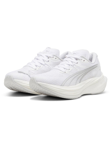 PUMA Deviate NITRO 3 Running Shoes - White/Feather Grey/Silverimage3- The Sports Edit