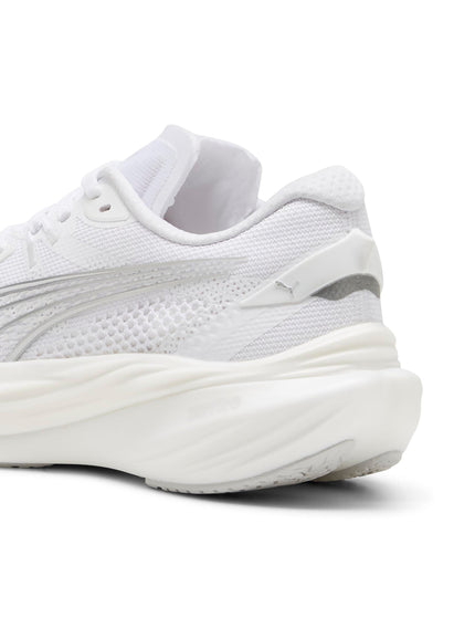 PUMA Deviate NITRO 3 Running Shoes - White/Feather Grey/Silverimage6- The Sports Edit