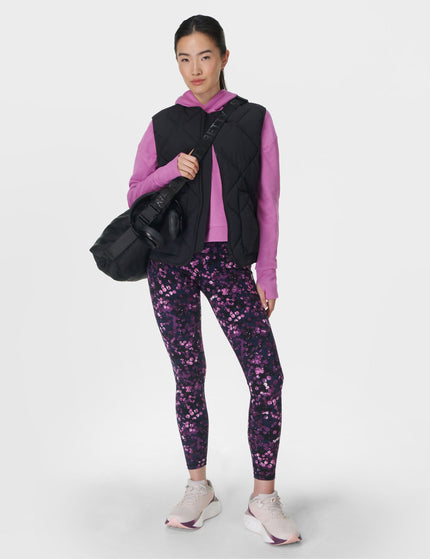 Sweaty Betty Power 7/8 Gym Leggings - Purple Lilypad Printimage7- The Sports Edit