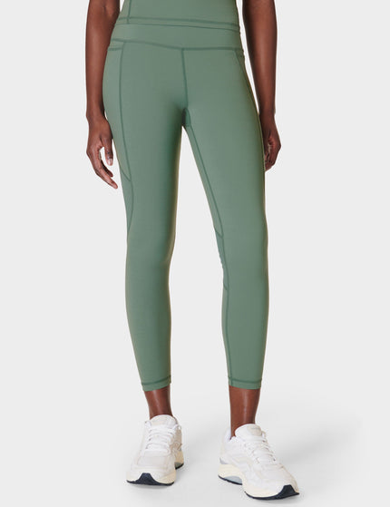 Sweaty Betty Power Aerial Mesh 7/8 Gym Leggings - Cool Forest Greenimage1- The Sports Edit