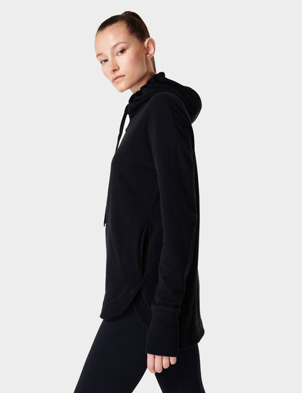 Sweaty Betty Escape Italian Fleece Hoody - Blackimage1- The Sports Edit