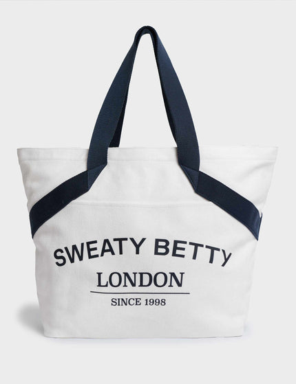 Sweaty Betty Essentials Canvas Tote - Lily Whiteimage1- The Sports Edit