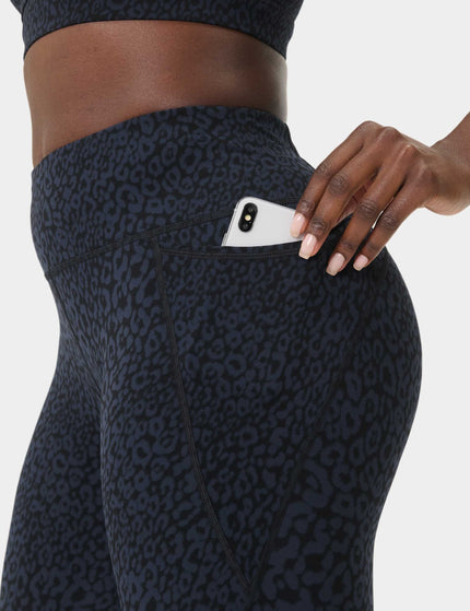 Sweaty Betty Power 7/8 Gym Leggings - Blue Halftone Leopard Printimage4- The Sports Edit