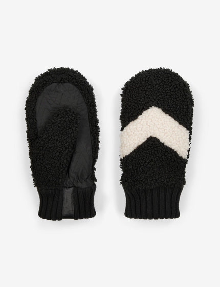 Varley Heyward Sherpa Mitten - Black/Sandshellimage2- The Sports Edit