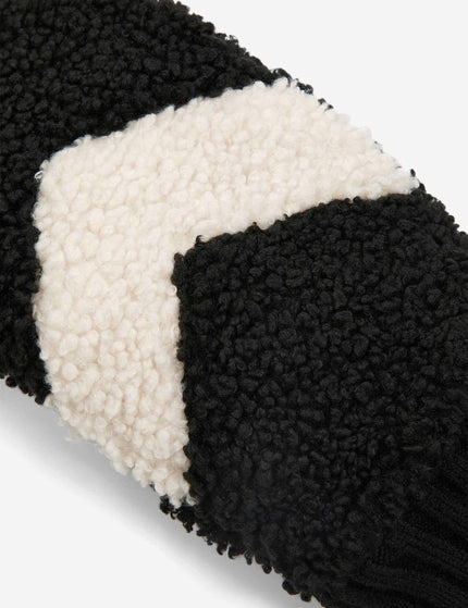 Varley Heyward Sherpa Mitten - Black/Sandshellimage3- The Sports Edit