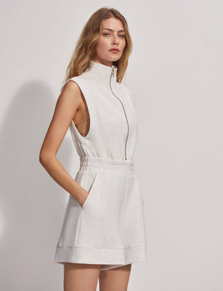 Linvale Playsuit - Ivory Marl