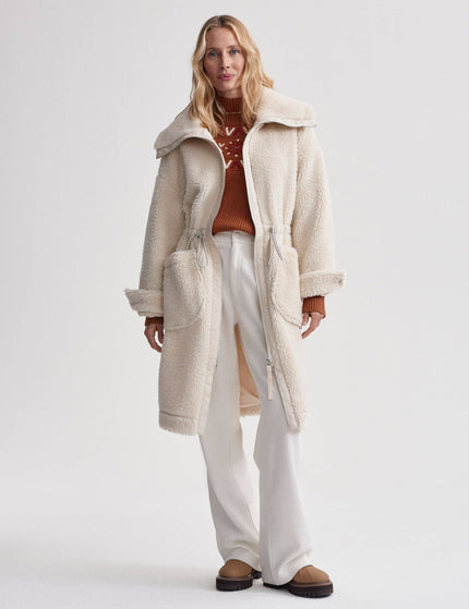 Varley Logan Sherpa Coat - Sandshellimage6- The Sports Edit