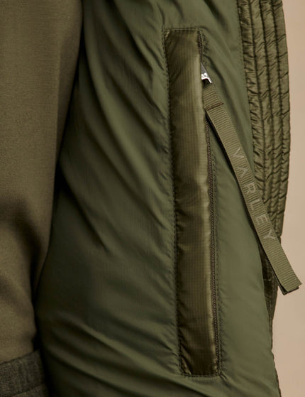 Varley Madelina Lightweight Down Jacket - Racing Oliveimage7- The Sports Edit