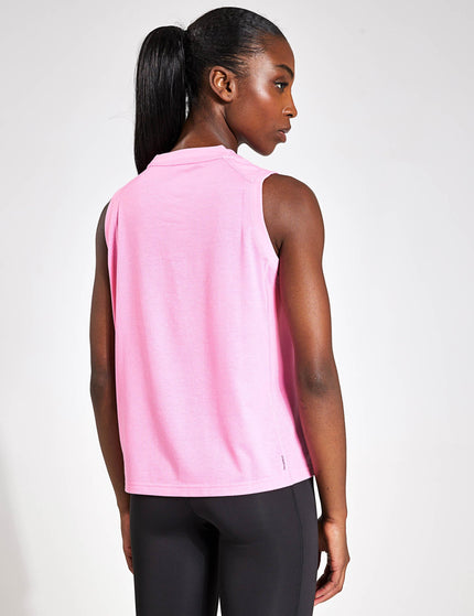 adidas Train Essentials Big Performance Logo Training Tank Top - Bliss Pink/Pink Fusionimage2- The Sports Edit