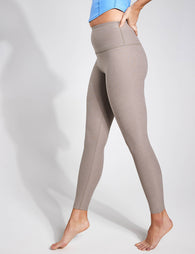 Beyond Yoga - Spacedye Caught In The Midi HW Legging - Mellow Apricot  Heather