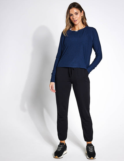Beyond Yoga Featherweight Daydreamer Pullover - Nocturnal Navyimage3- The Sports Edit