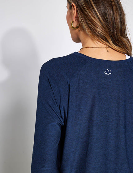 Beyond Yoga Featherweight Daydreamer Pullover - Nocturnal Navyimage4- The Sports Edit