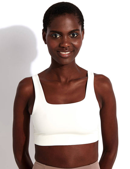 Girlfriend Collective Tommy Bra - Ivoryimage1- The Sports Edit