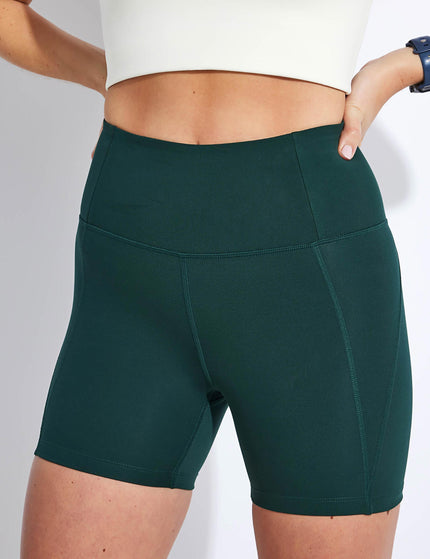 Girlfriend Collective High Waisted Run Short - Mossimage1- The Sports Edit