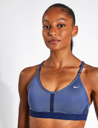Nike indy dri-fit logo t-back sports bra. #nike #sports-bras