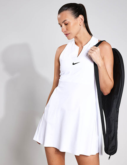 Nike Dri-FIT Advantage Tennis Dress - White/Blackimage1- The Sports Edit