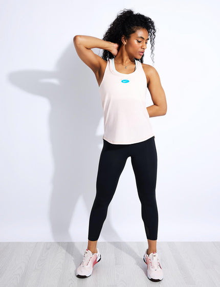Nike Dri-FIT One Luxe Icon Clash Tank - Pink/Rush Orange/Laser Blueimage3- The Sports Edit