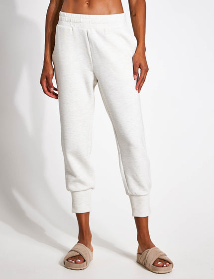Varley The Slim Cuff Pant 25 Ivory Marlimage1- The Sports Edit