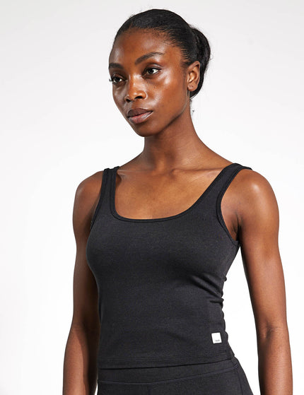 Vuori Halo Essential Tank - Black Heatherimage1- The Sports Edit