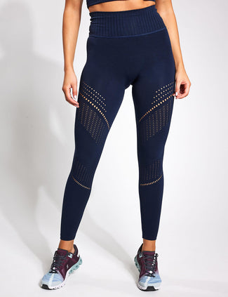 Full Circle Seamless Legging - Navy