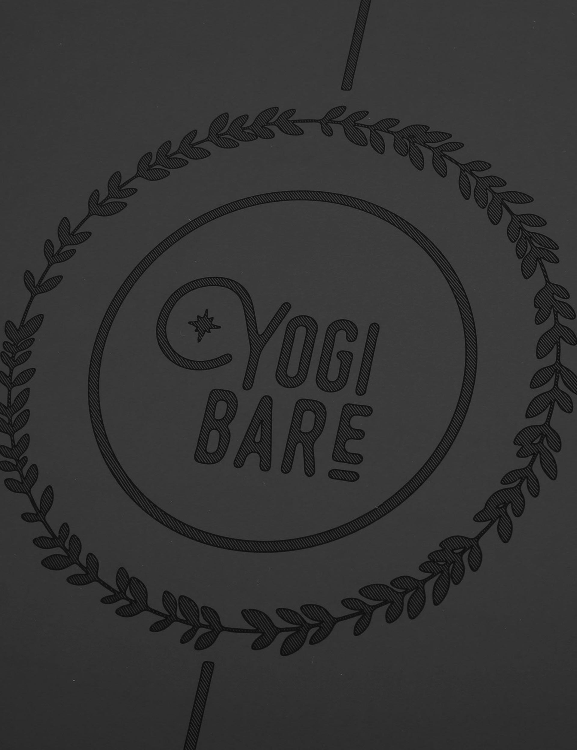 YOGI BARE Paws Light Natural Rubber Travel Yoga Mat 2mm - Blackimage5- The Sports Edit