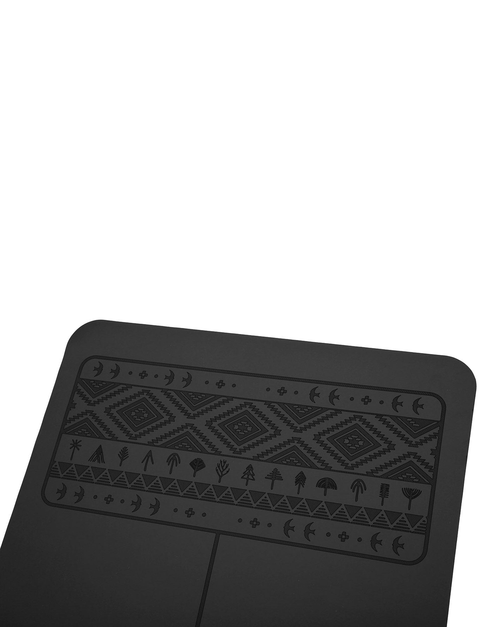 YOGI BARE Paws Light Natural Rubber Travel Yoga Mat 2mm - Blackimage6- The Sports Edit