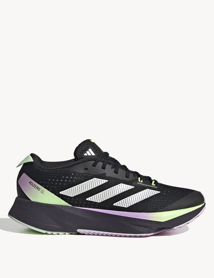 adidas Adizero SL Shoes - Core Black/Zero Metalic/Green Sparkimage1- The Sports Edit