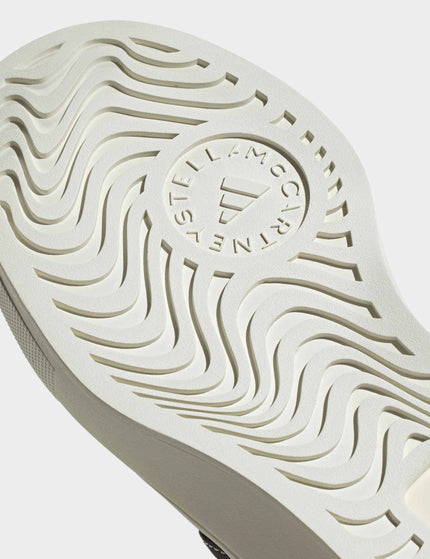 adidas X Stella McCartney Court Slip-On Shoes - Core Black/Off White/Cloud Whiteimage8- The Sports Edit