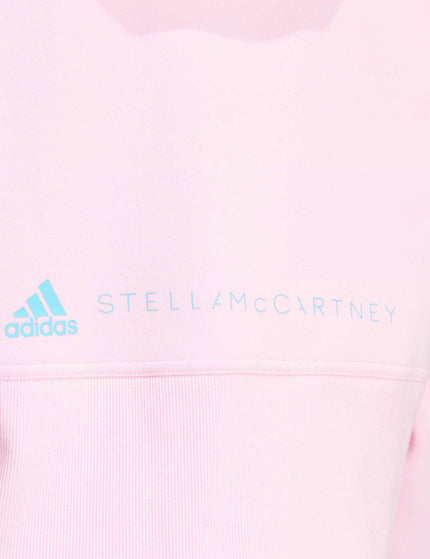 adidas X Stella McCartney Cropped Hoodie - True Pinkimage5- The Sports Edit